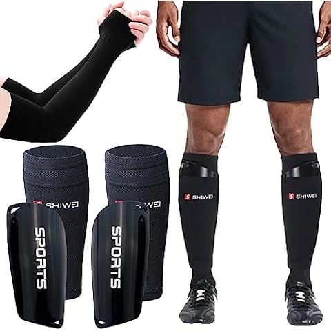 BDSHUNBF Football Shin Guards with Sleeves Cover