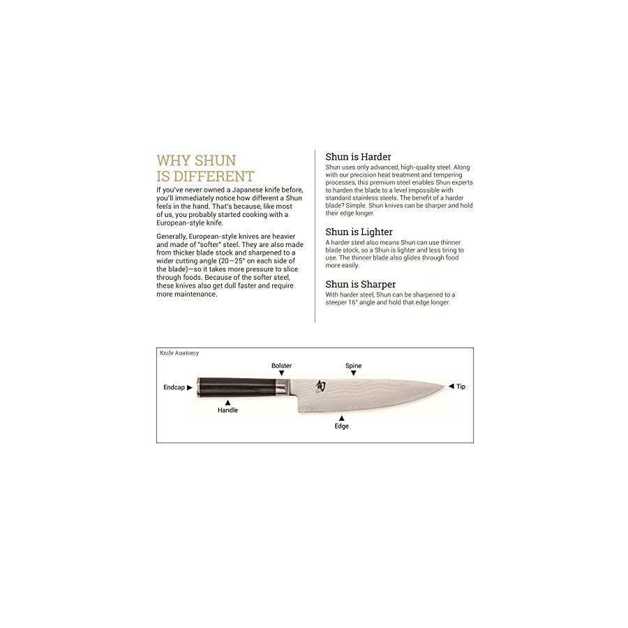 Shun Sora 5 Piece Student Set, Includes 8" Chef, 3.5" Paring, 9" Bread Knives & More, Handcrafted Japanese Knife Set, VG10 Steel Edges and 420J Stainless Steel Blades, Balanced Handles