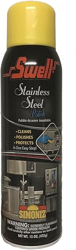 Limpiador de acero inoxidable y protector Spray sin rayas Resistente a las huellas dactilares, grasa y salpicaduras de agua en refrigeradores,