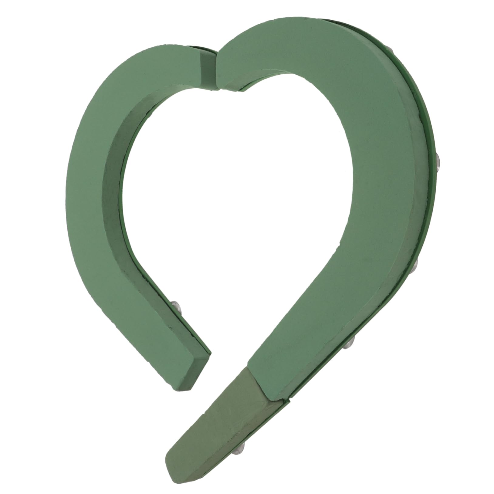 SEWACC Floral Arrangement Supplies Flower Mud Floral Foams Suction Cup Tray Heart Shape Design for Long- Flowers