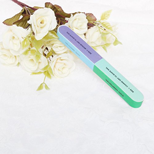 Ofoen 12 Stück Nagelfeile, Nail Art Maniküre Schleif Tool – Bild 5