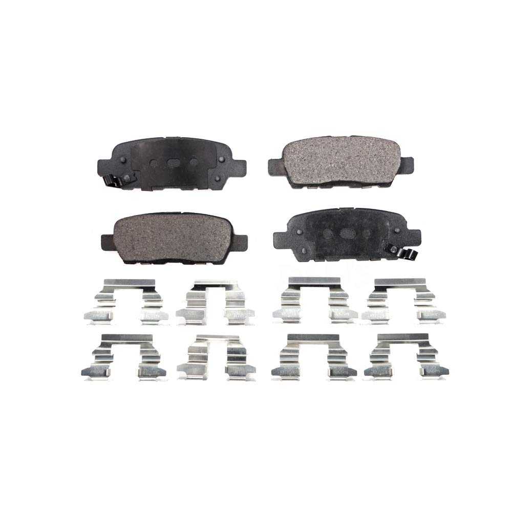 Positive Plus PPF-D905 Semi-Metallic Brake Pad Set with Hardware Kit