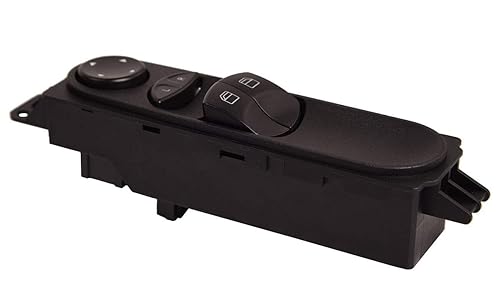 Miniatura 5 de Bapmic 906 545 12 13 Interruptor de elevalunas eléctrico delantero izquierdo compatible con Mercedes-Benz Sprinter 1500 Sprinter 2500 Sprinter 3500