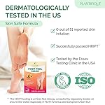 PLANTIFIQUE Foot Peeling Mask 2 Pack | Dermatologically Tested Repairs Heels & Removes Dry Dead Skin for Baby Soft Feet | Exfoliating Foot Peel Mask for Dry Cracked Feet | Peach - Image 4