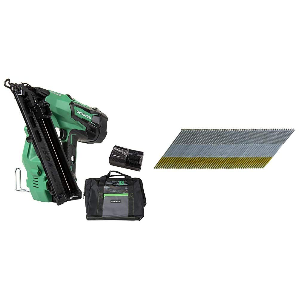 Metabo HPT Cordless Finish Nailer Kit with Metabo HPT Finish Nails, 2
