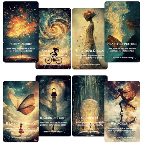 Qymagicz Mystic Manifesting Oracle Deck, Oracle Cards for Co-Creating Your Future with Spirit