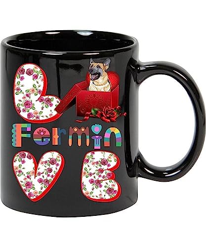 Coffee Mug Custom Dog Mug Love Fermin Name Custom Dog Mug German Shepherd Dog Coffee Cup Personalized Mug with Name, Custom Pet Birthday Gift for disponible en Yaxa Peru