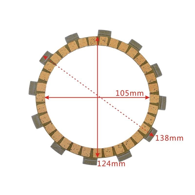 YZ125 クラッチフリクションプレートキット　等 ヤマハ YZ125 クラッチプレート・クラッチディスク・フリクション