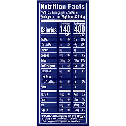 Image of PLANTERS Original Cheez Balls Cheese Flavored Snacks, 2.75 oz Canister (Pack of 12)