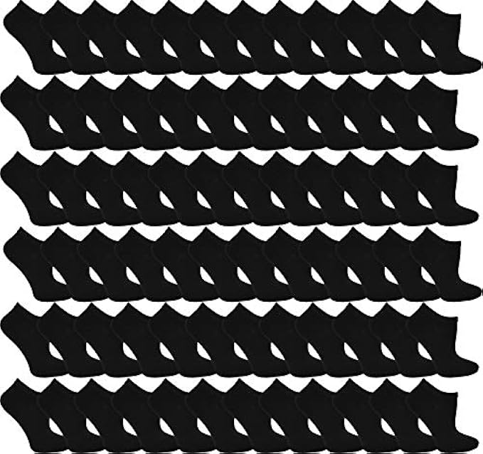 48 Pairs Thin Low Cut Ankle Socks for Men Comfortable Lightweight Breathable Bulk Pack Wholesale