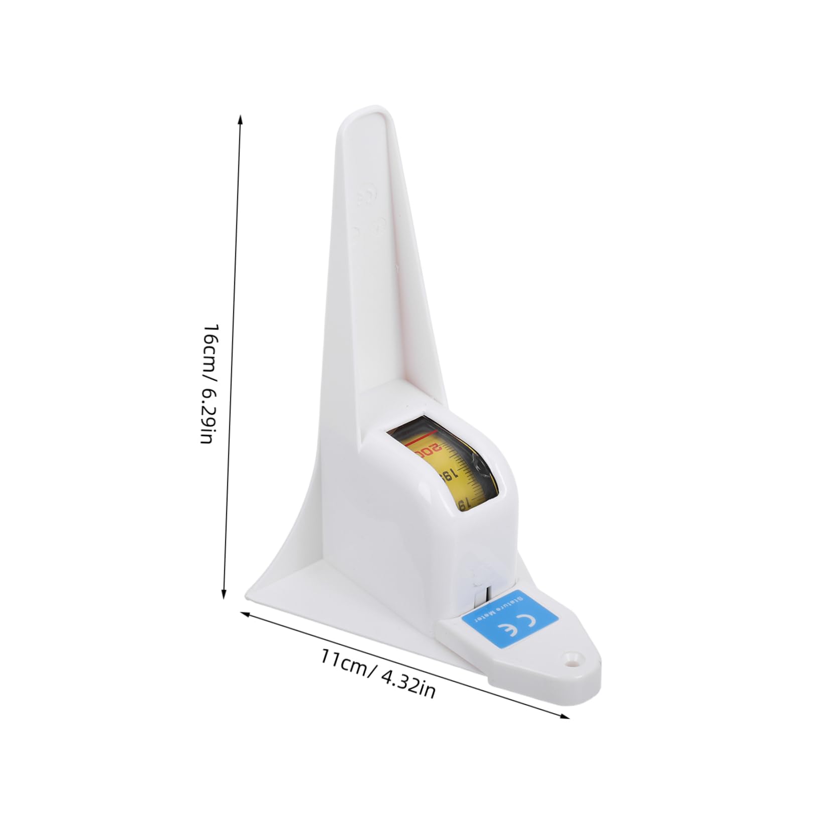 BESTonZON Wall-Mounted Height Measuring Instrument Metal Retractable Tape for Kids Adults Growth Chart