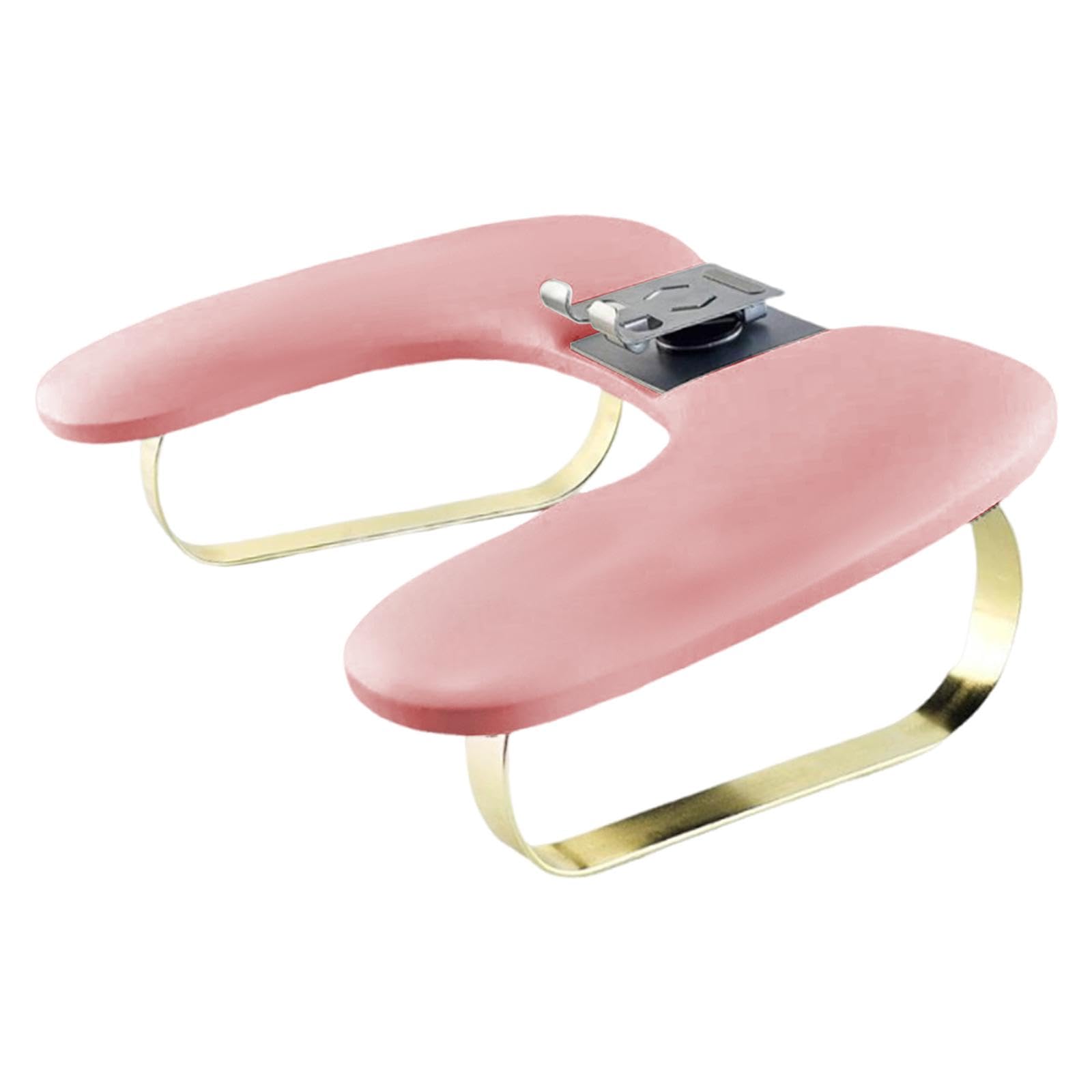 Cojín de Manicura, Reposamanos para Uñas, Mesa Ergonómica, Soporte para Teléfono de Cuero PU, Adecuado para Manicura en Casa, Salón Profesional, Rosa