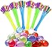 888 Stück Wasserbomben Balloons, Schnellfüller Wasserballons, 24 Bündel mit je 37 Water Balloons, selbst verschließend ohne Knoten, Bunt Gemischt,viel Spaß