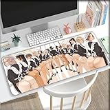 Anime Girl Sexy Boobs Mouse Pad - Anime Game Mouse Pad - Anime Desktop Decoration - Anime Desk Pad - XL Game Mouse Pad - Anime Office Supplies (C,24x12 inche)