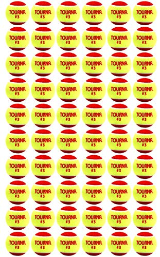 Tourna Low Compression Stage 3 Tennis Ball (Pack of 60)