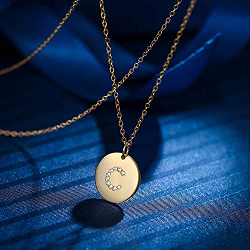 Clearine Collana donna pendente cerchio 925