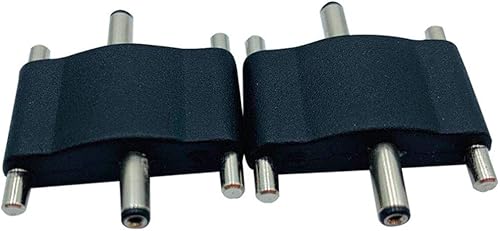 EZ-Fit Conector recto para luces LED lineales debajo del gabinete con 2 enchufes macho DC3.5 SR conector 2PCS