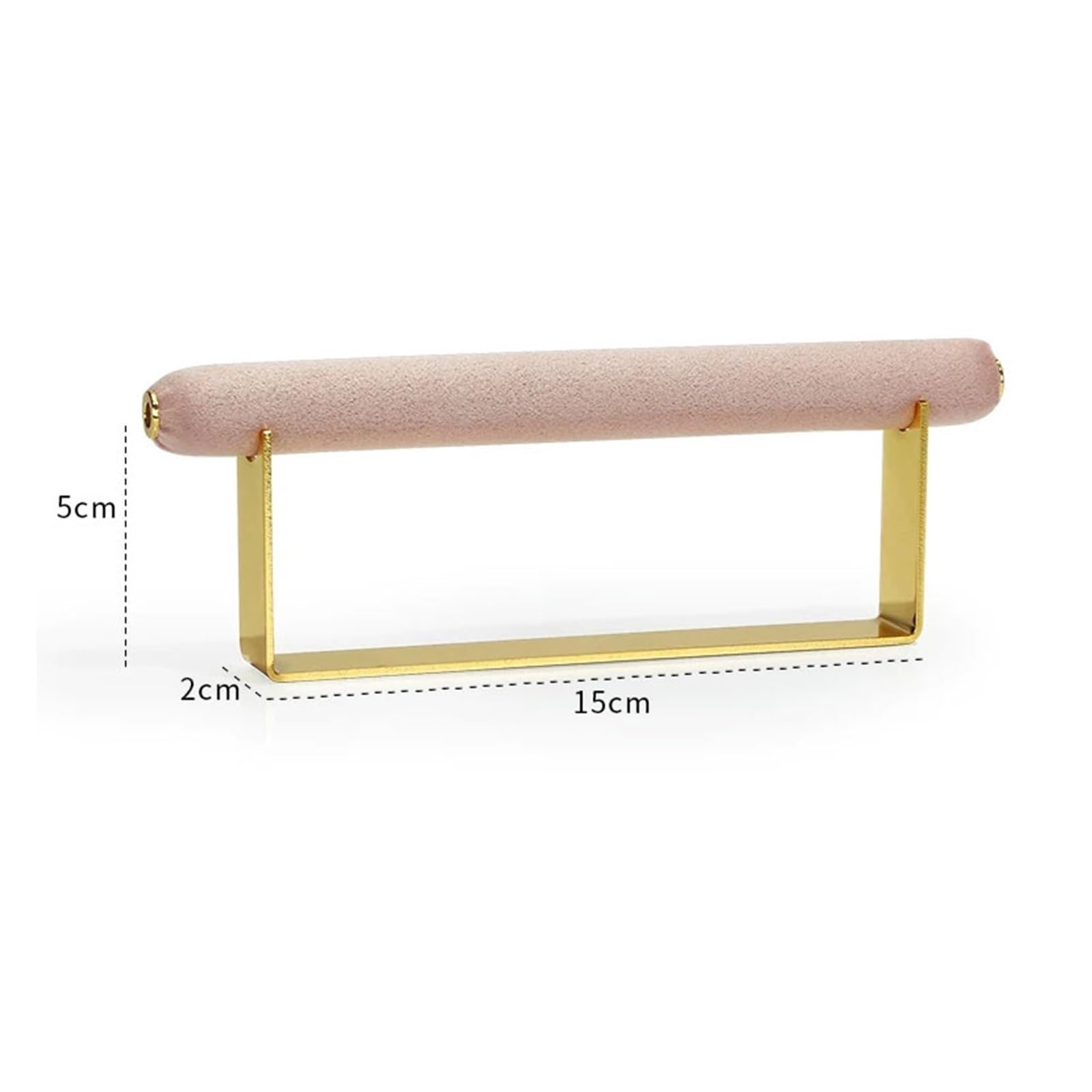 Stojak na biżuterię Ring Display Holder Velvet Metal Organizer Stand