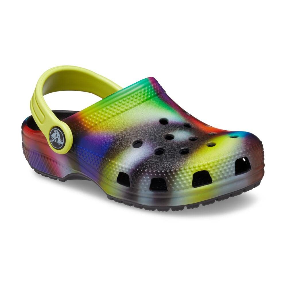 Crocs Mixte Enfant Classic Tie-Dye Graphic Clog T Sabots