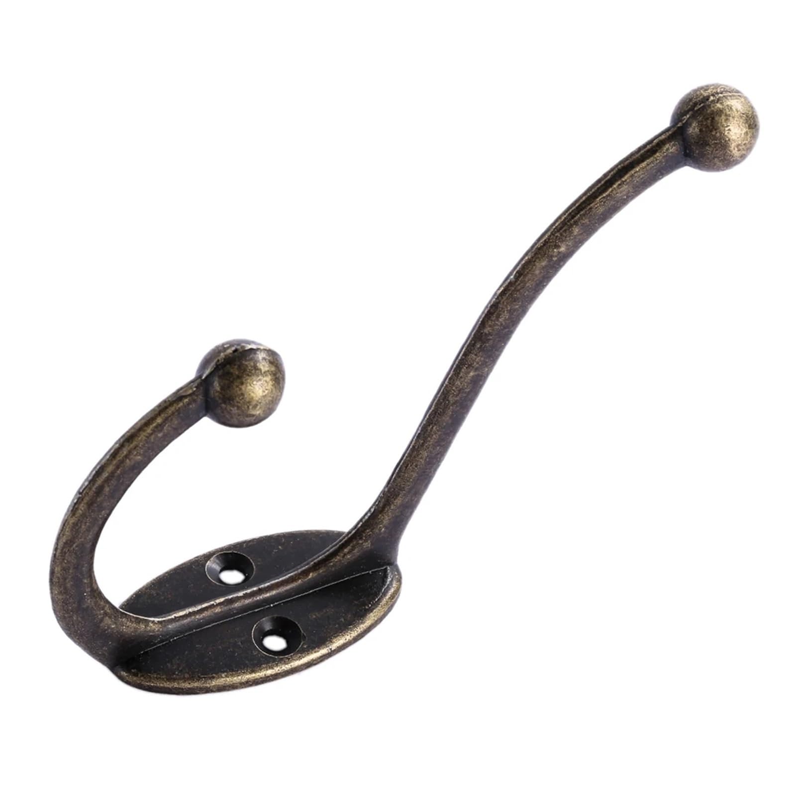 Yusuzh One Color 5Pcs Rustic Coat Hanger Space Saving Hanging Clothes Hook Non-Slip Wall Mounted For Bag Hat For Mudroom,Closet
