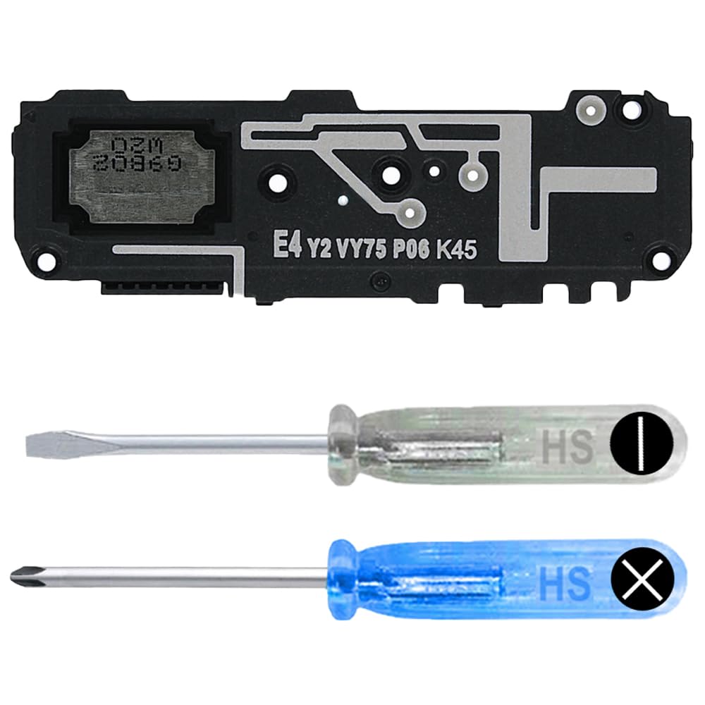 MMOBIELLoud Speaker Compatible with Samsung Galaxy S20+ / S20+ 5G 2020 - Ringer Buzzer Flex Cable Loudspeaker Replacement - Incl. Screwdrivers