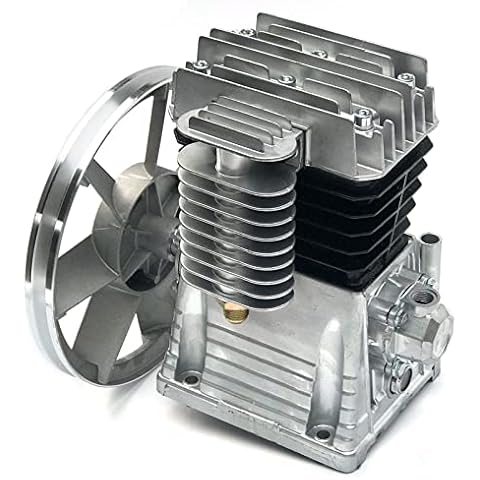 Futchoy Compressor Pump Head，2200W 3HP Twin Cylinder Air Compressor Pump Motor Head Piston Cylinder 250L/min Cover