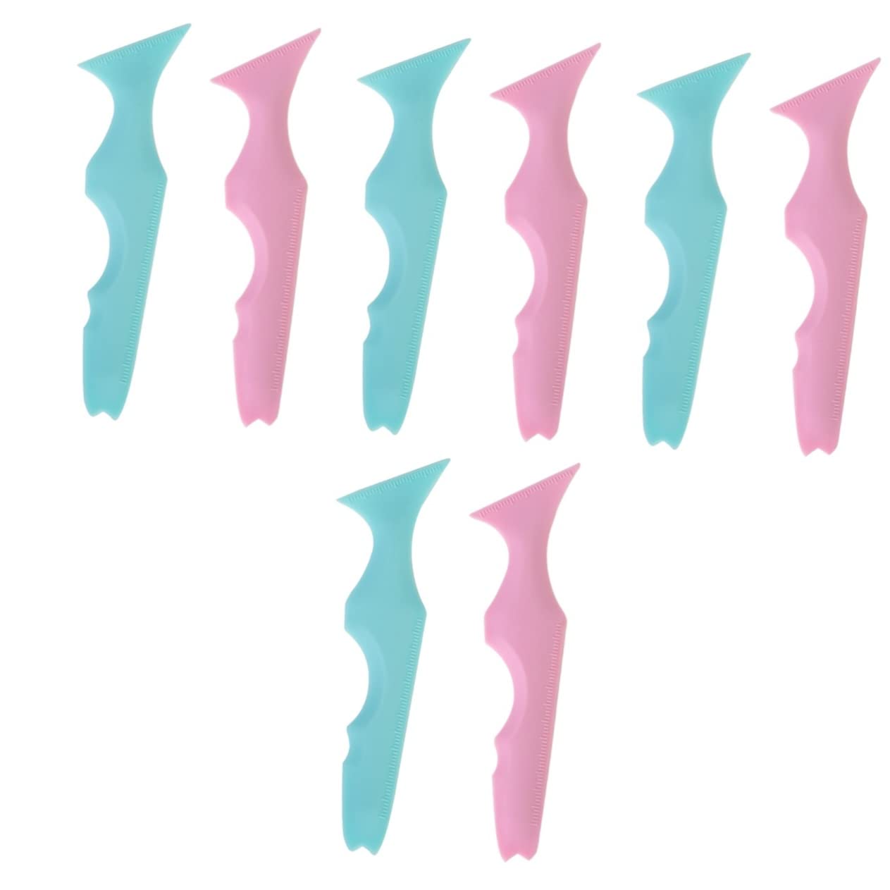 Healeved 8stücke Silikon-eyeliner Schablonen Für Präzises Augen-make-up Ergonomisches Design Für Anfänger Tragbar Und Kompakt Unterstützung Für Eyeliner Und Lidschatten