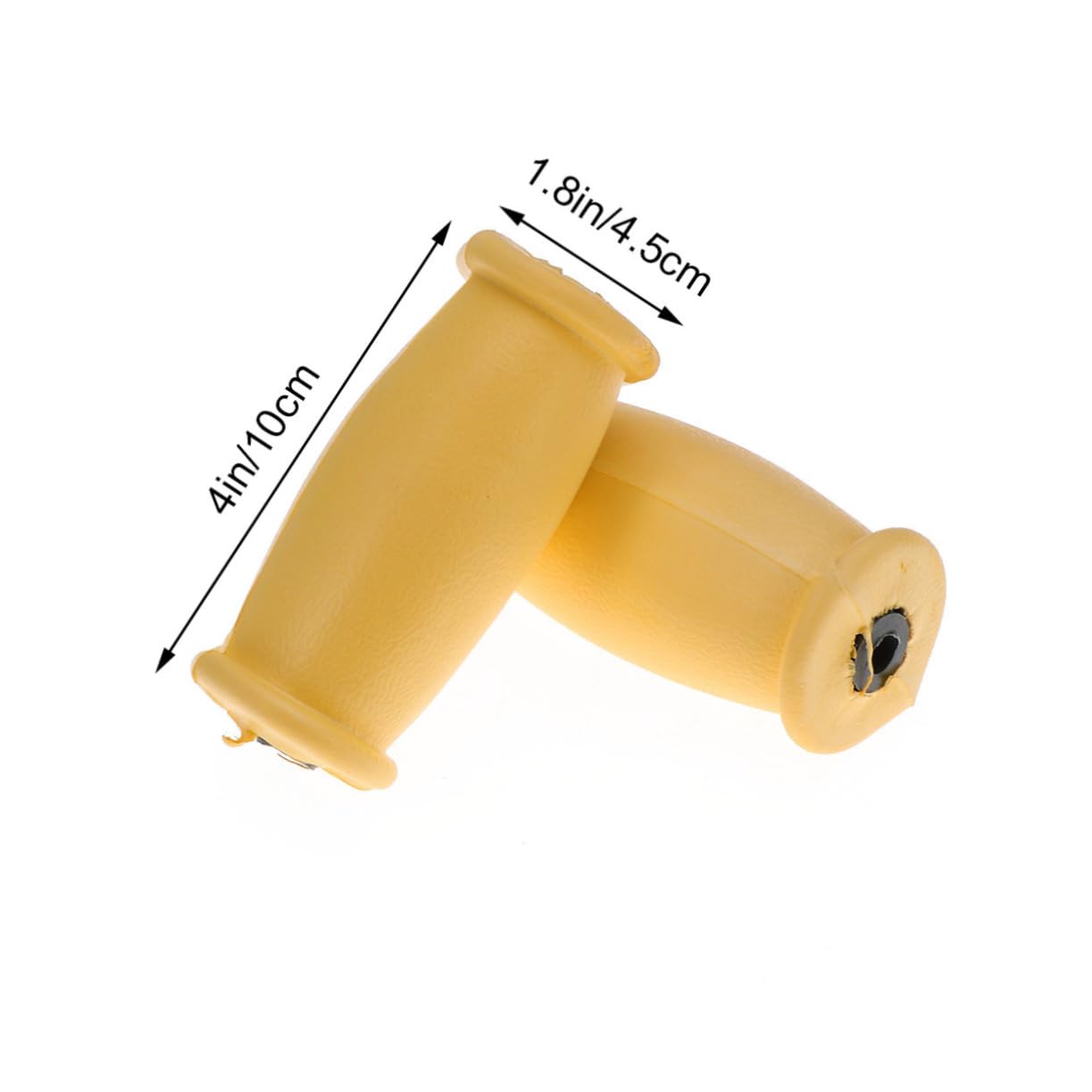 FOMIYES Pair Crutch Accessories Crutch Hand Pads Walker Crutch Feet Caps Replacement Crutch Pads Crutches Handle Replacement Gehhilfe Krücken Griffpolster Arm Grips Crutch Hand Grip Yellow