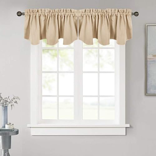 Wide Pocket Curtain Valances Amazon Com