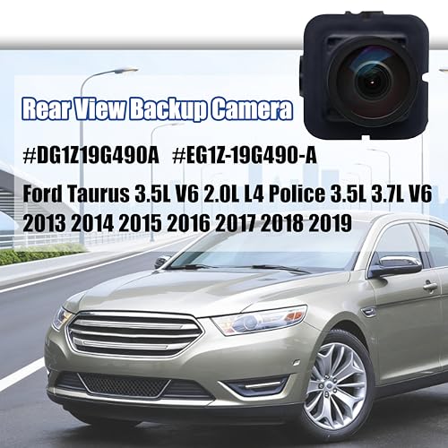 Image of No. EG1Z-19G490-A Rear View Backup Reverse Parking Camera /Rear View Camera | Compatible with Ford Taurus 3.5L V6 2.0L L4 Police 3.5L 3.7L V6 2013 2014 2015 2016 2017 2018 2019 OE#DG1Z19G490A EG1Z19G490A
