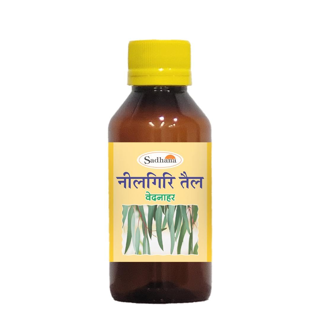 Sadhana Nilgiri Oil-50ml | For Muscle & Joints Pain | Ayurvedic Tail For Bone & Joint Wellness | Relives Joint Pain - (Pack of 1)-image-37