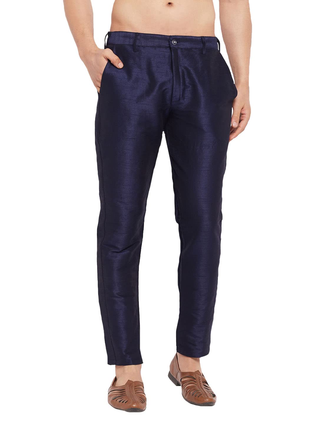 vm Men's Silk Blend Pant Style Pyjama || Silk Blend Straight Pant Style Pyjama || Ethnic Wear for Festivals, Weddings-picture-35