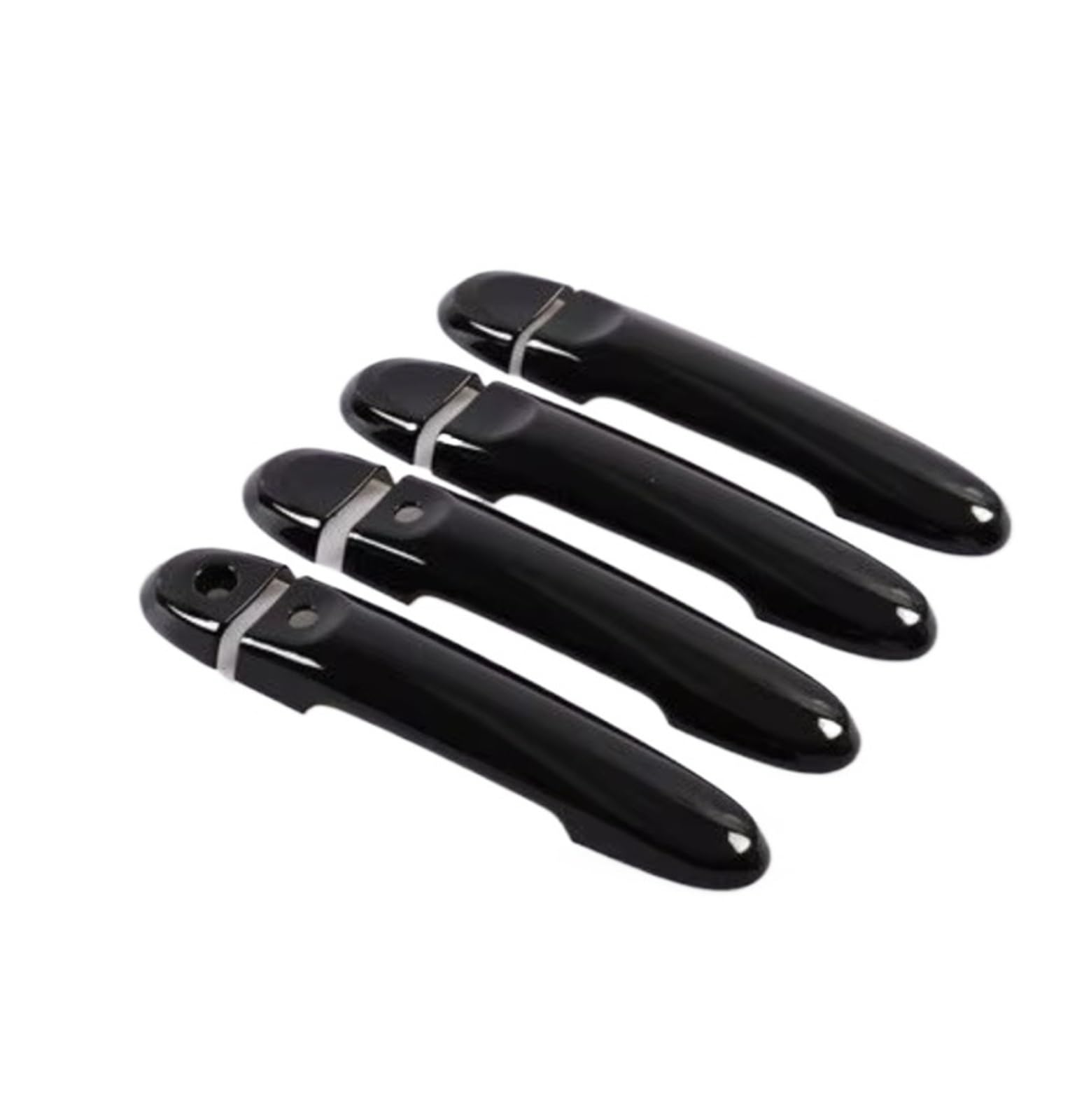 Feoosvx A For Nissan For Note E12 2013-2019 Black Chrome Car Door Handle Cover Trim Stickers Styling Ccessories Door Handle Handle Side(A)