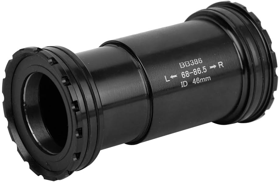 Shipenophy BB386 EVO PF30 High Durability BB386 EVO PF30 Alloy Frame Bottom Bracket Accessory for Home Entertainment for School Sports(Black)