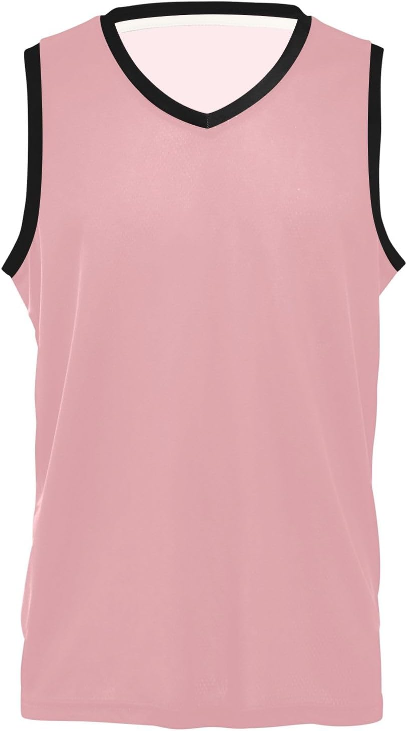 ODAWA Blush Pink V-Neck Basketball Jerseys Women's Basketball Jersey Athletic Sports Shirts Team Uniform image 5