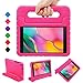 LEADSTAR Funda para Samsung Galaxy Tab A 8.0 2019, Ligero y Super Protective Antichoque EVA Estuche Protector Diseñar Especialmente Manija Caso con Soporte para los Niños, SM-T290 / T295 (Rosa)
