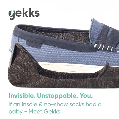 Women's No Show Non Slip Sock Liner Inserts for Loafers, Slip-Ons, Flats, Shoe Socks with Odor-Relief Silver Technology, Black, Large (US: 9-11.5), Combo Pack of 42