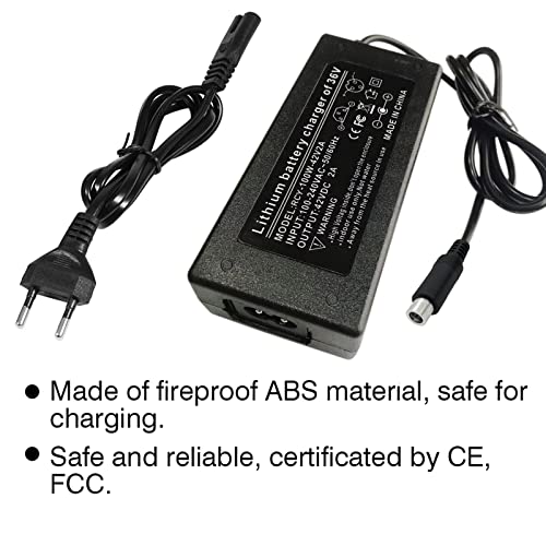 Mezelon Chargeur de Scooter 42V 2A pour Xiaomi M365, Pro, Pro 2, Scooter électrique Ninebot ES1 ES2 ES4 2S3 E22E E25E E45E EU Plug 8mm DC Head Interface Charger - Image 8