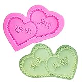 Heart Silicone Mold Food-grade Silicone Mold for Chocolate Soap Candy Cake Valentine's Day Fondant Mold Heart Shape Silicone Mold for Party Wedding Baking Supplies