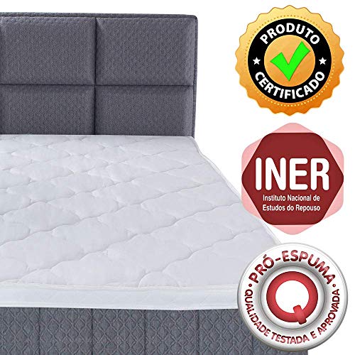 Pillow Top Solteiro De Espuma D33 Alta Durabilidade Conforto Firme 88x188x5cm - BF Colchões