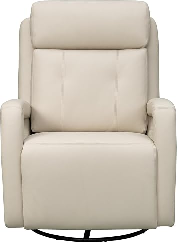 BarcaLounger Gilbert Power Swivel Glider Recliner in Troy Cream
