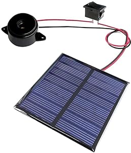 D P Solar Alarm Project Kit, Soler, On/Off Switch, Buzzer Combo ...