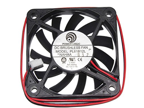 Ventilateur Power Logic 6010 Pl61b12l pour résoudre la surchauffe des composants 12V 2 fils