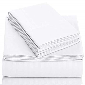 Inaya Disposable Bed Sheets for Massage,Salon,Hotels,spa,Parlor,Hospitals,Patients,Adults -20 TC Single Solid Bedsheet (Pack of 40, White)