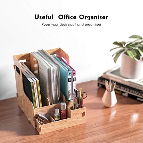 JOPOO Magazine File Houder Bureau Organizer Opslag Document Rack voor School Student - Image 5