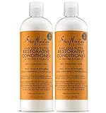Shea Moisture Raw Shea Butter Restorative Conditioner | Family Size | 16 fl.oz. (2 Pack)