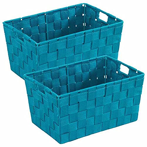 WENKO DIE BESSERE IDEE - Cesta de baño Adria S (petróleo) Cover