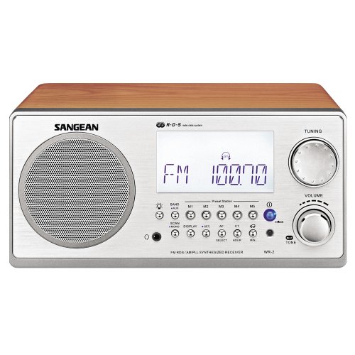 Sangean Wr-2 Am / Fm-Rbds Wooden Cabinet Digital Tuning Radio (Walnut) #TOP1