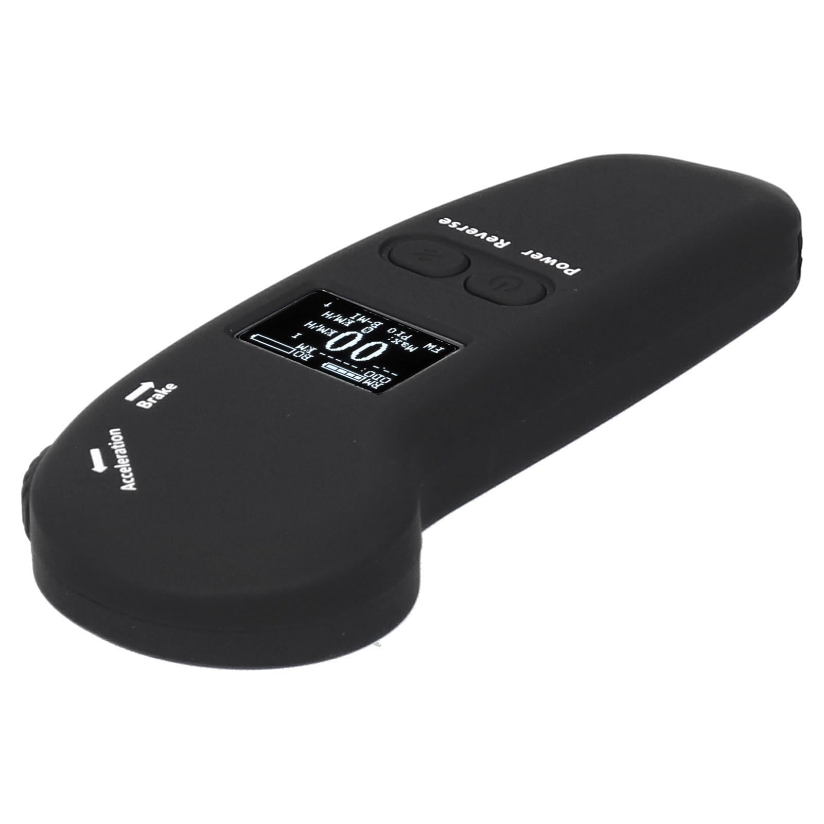 KIMISS Meepo Elektro-Skateboard mit Fernbedienung, ABS, Schwarz, Elektro-Skateboard, Kabellose LED-Display-Fernbedienung mit Einstellbarer Bremsgeschwindigkeit