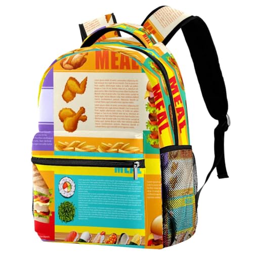 Sac à dos d'école spacieux anti-encombrement pour ados et filles